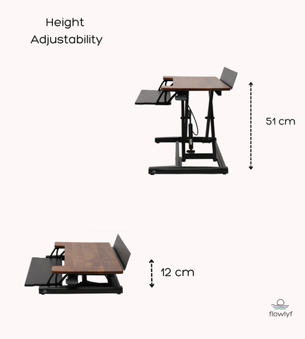 Flowlyf Wooden Standing Desk Converter Flowlyf Wooden Standing Desk Converter