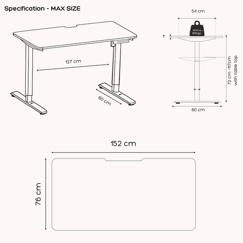 FlowDesk™ GO Solid Wood FlowDesk™ GO Solid Wood
