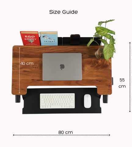 Flowlyf Wooden Standing Desk Converter Flowlyf Wooden Standing Desk Converter