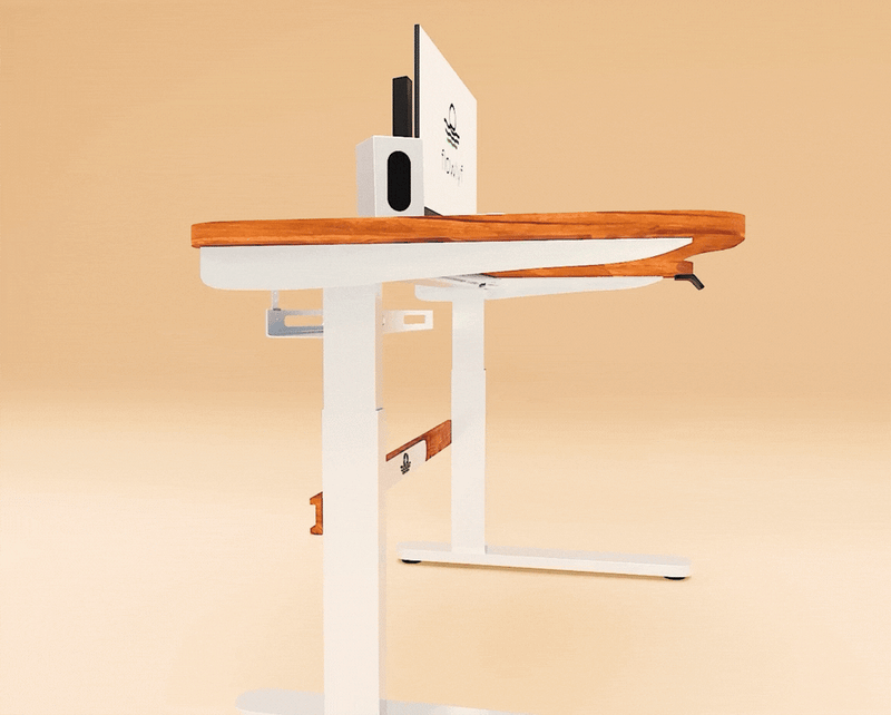 C-frame for extra leg room