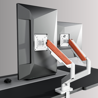Dual Wooden FlowArm premium dual monitor arm — image 6