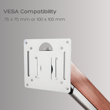 Dual Wooden FlowArm premium dual monitor arm — image 8
