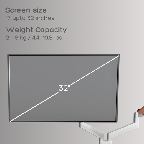 Dual Wooden FlowArm premium dual monitor arm — image 10