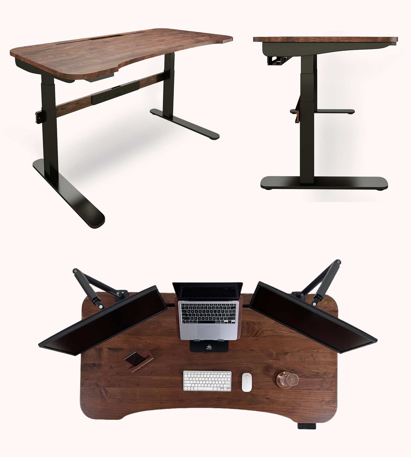 FlowDesk 3 Pro premium electric standing desk — image 1