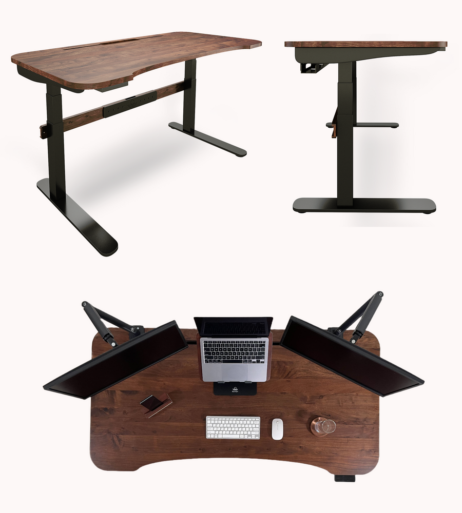 FlowDesk 3 Pro premium electric standing desk — image 1