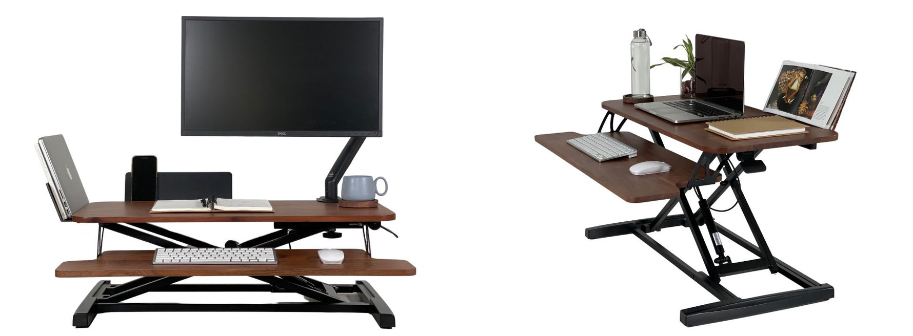 Flowlyf Wooden Standing Desk Converter flowlyf