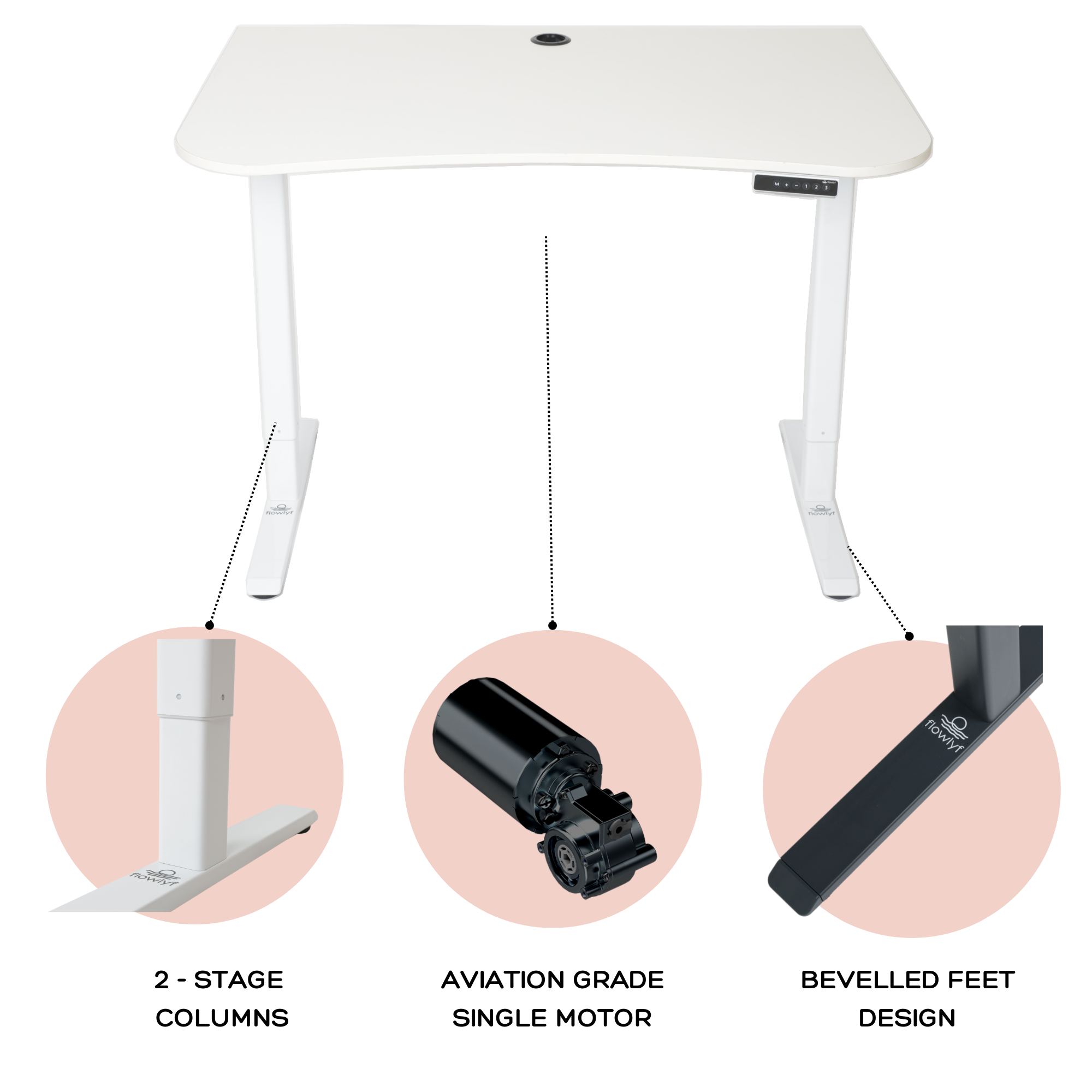 FlowDesk™ GO Engineered Wood