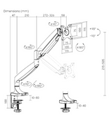 FlowArm Pro heavy-duty dual monitor arm — image 6