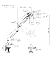 FlowArm Pro heavy-duty dual monitor arm — image 6