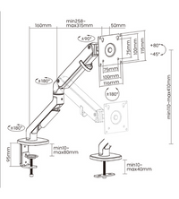 Wooden FlowArm gas-spring monitor arm — image 6