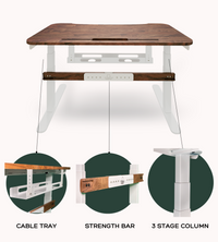FlowDesk 3 Pro premium electric standing desk — image 6