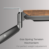 Dual Wooden FlowArm premium dual monitor arm — image 13