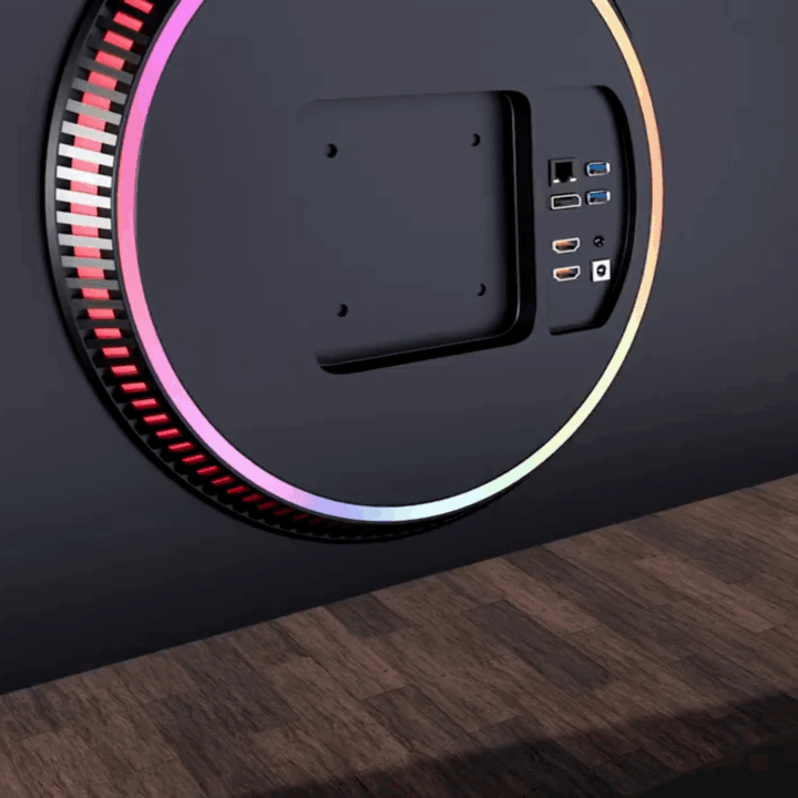 VESA 75×75 & 100×100 Compatible